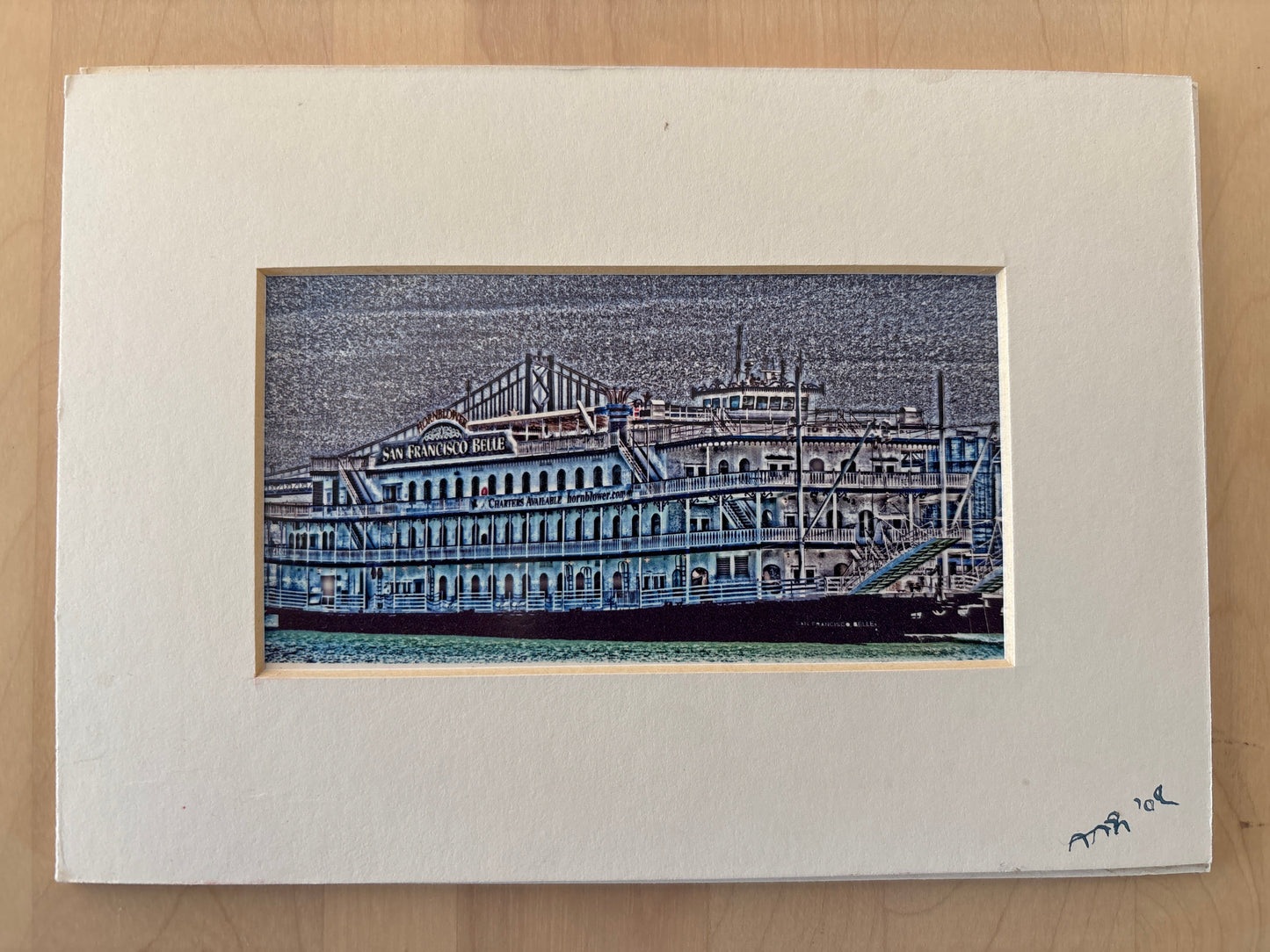 New Orleans Blue - PhotoSketch - 5x7