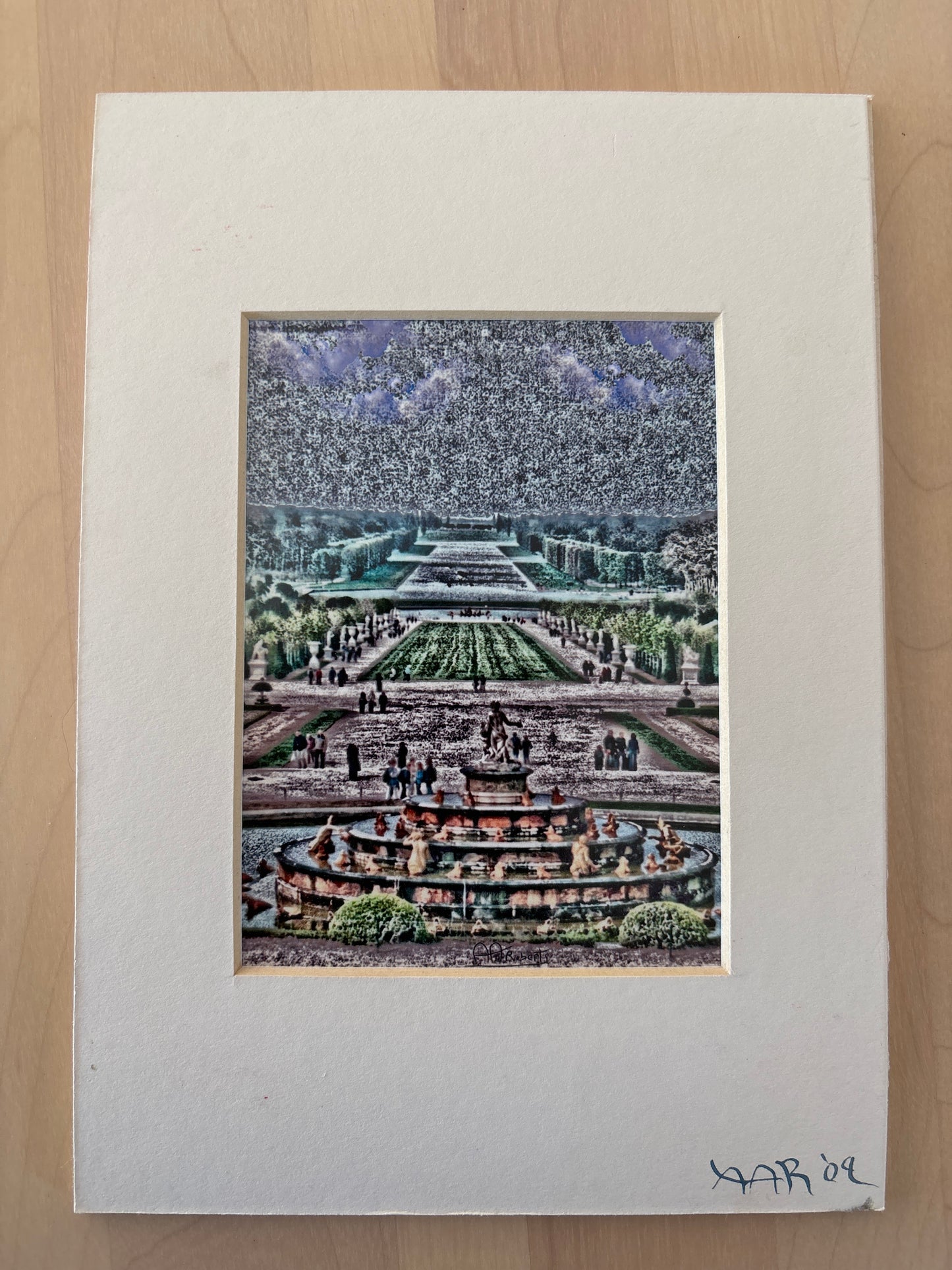 Versailles Gardens - PhotoSketch - 5x7