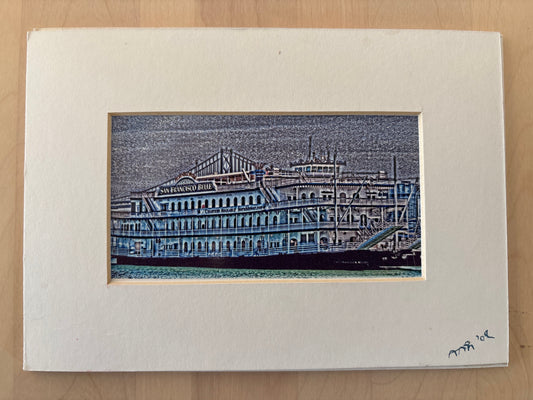 New Orleans Blue - PhotoSketch - 5x7