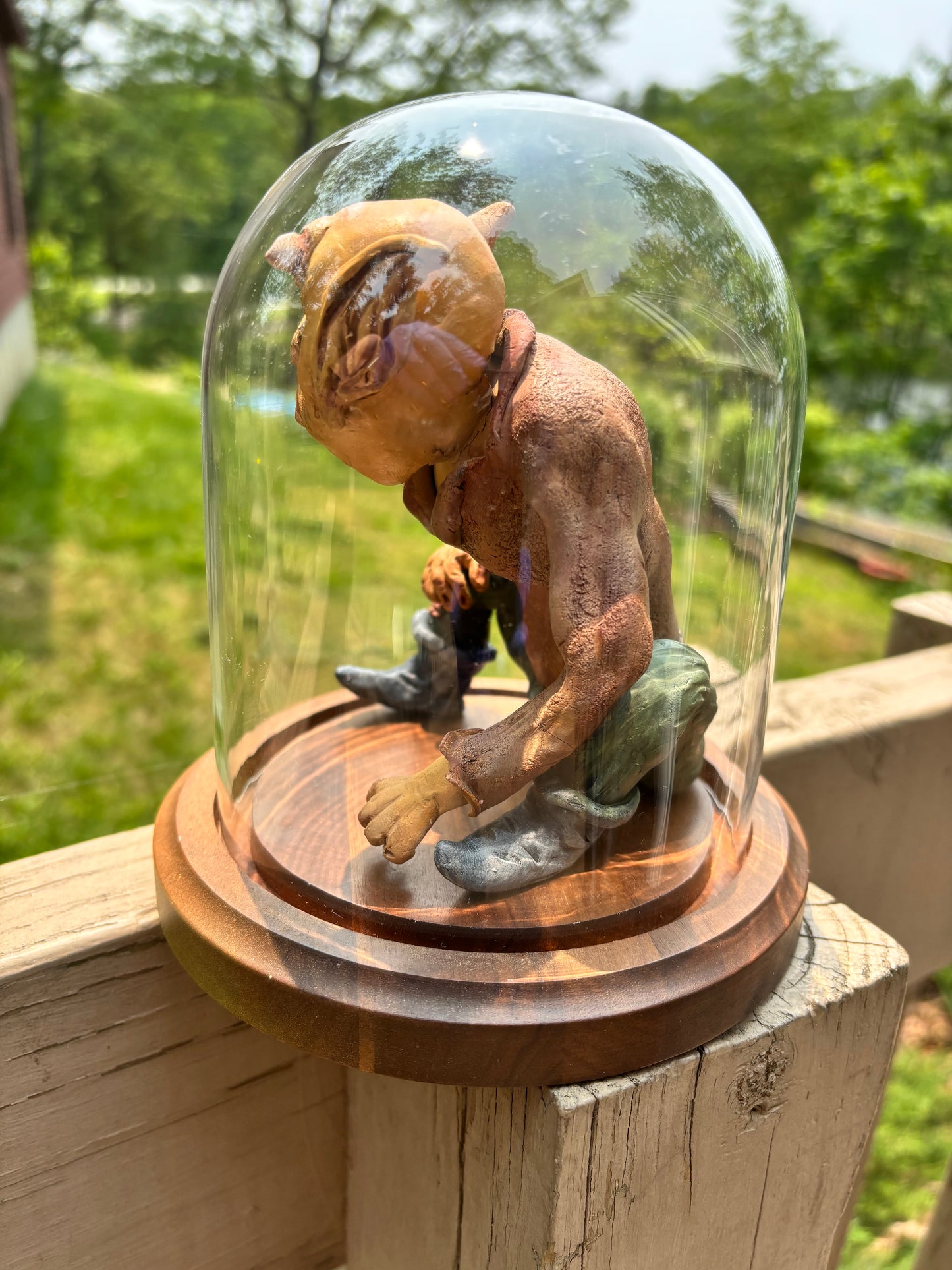 Forest Gnome Under Glass