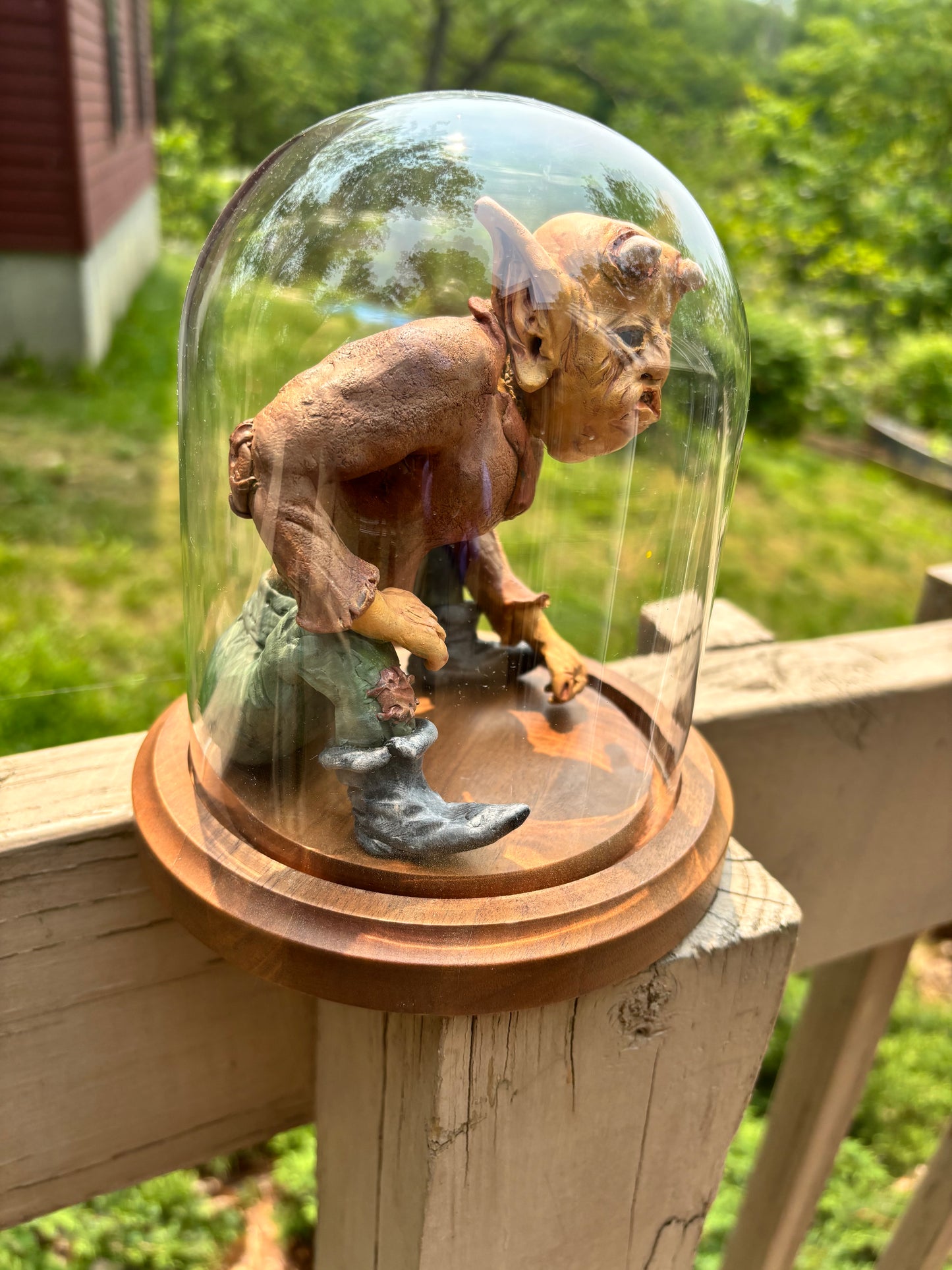 Forest Gnome Under Glass