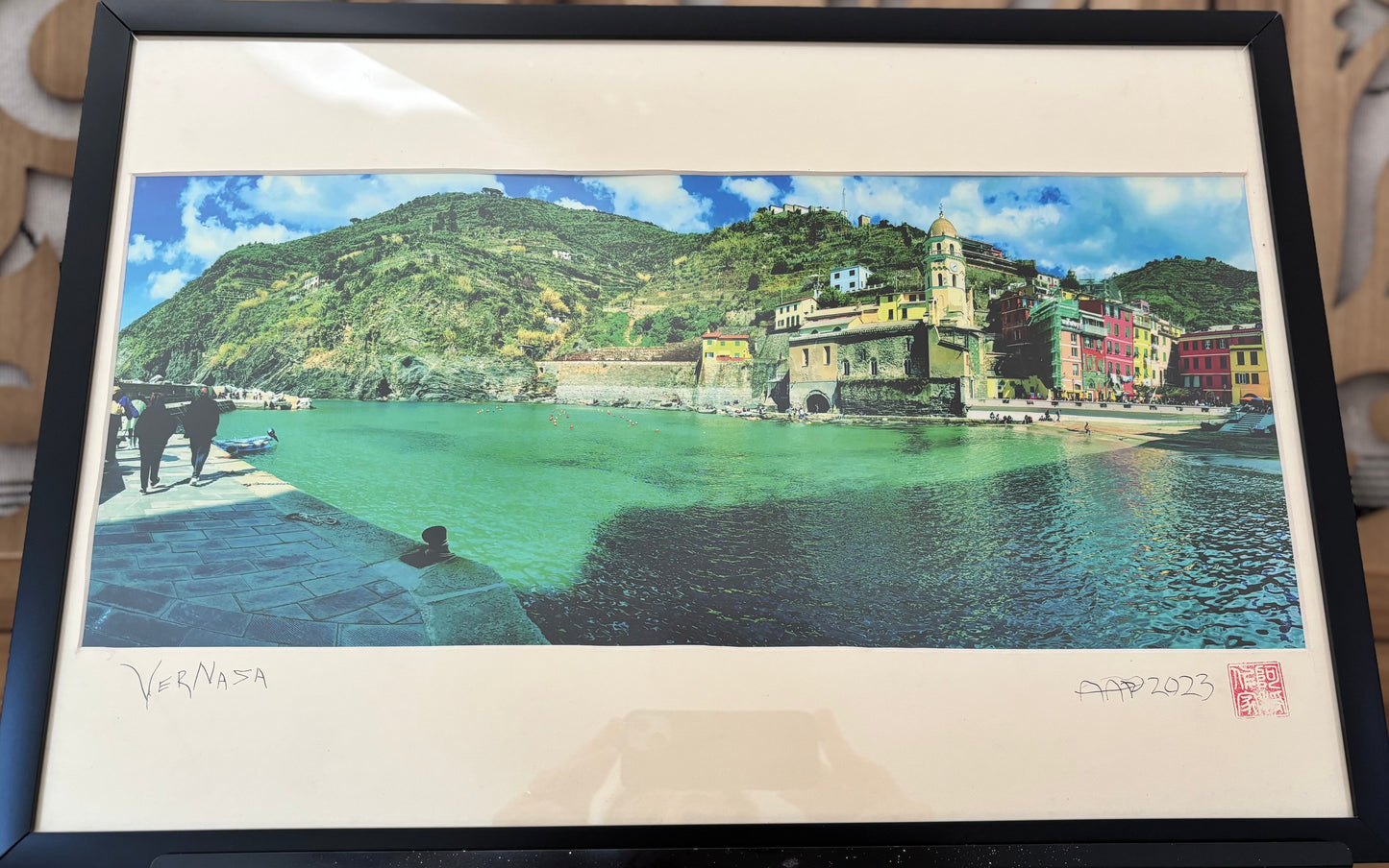 Vernaza, Italy, 2008 - 13x19 - Framed