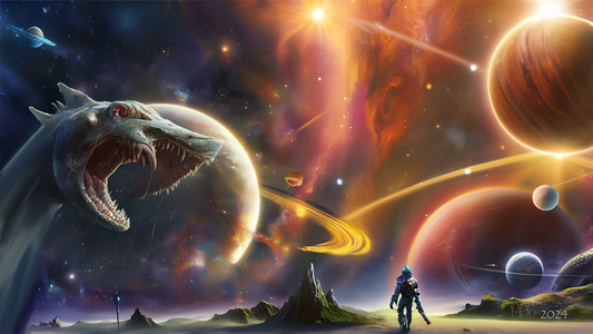 The Reluctant Spaceman #10 - 19x13 - Framed